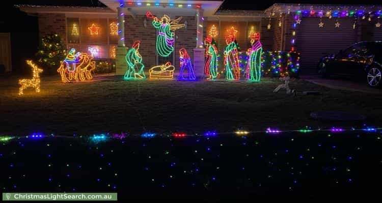 Christmas Light display at 94 Katherine Avenue, Amaroo