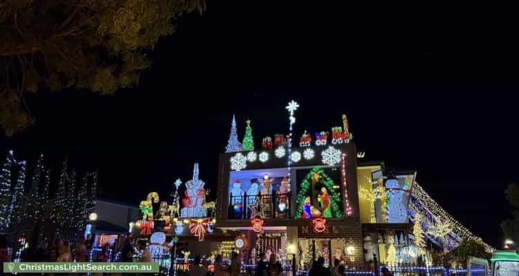 Christmas Light display at 34 Matrix Circuit, Craigieburn
