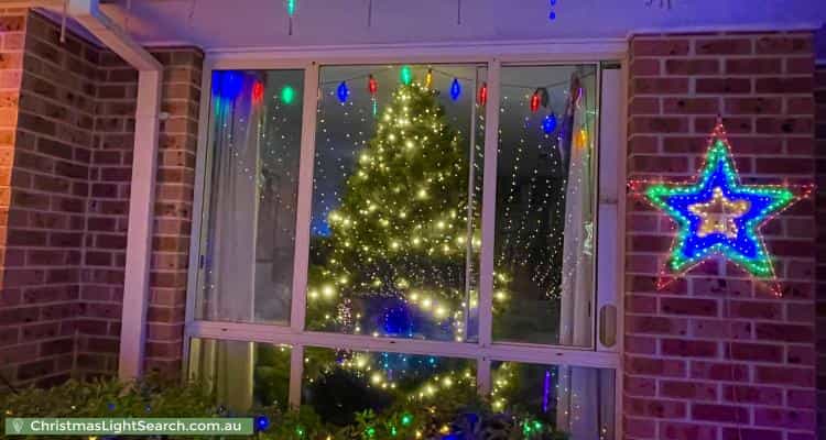 Christmas Light display at 51 Tipiloura Street, Ngunnawal