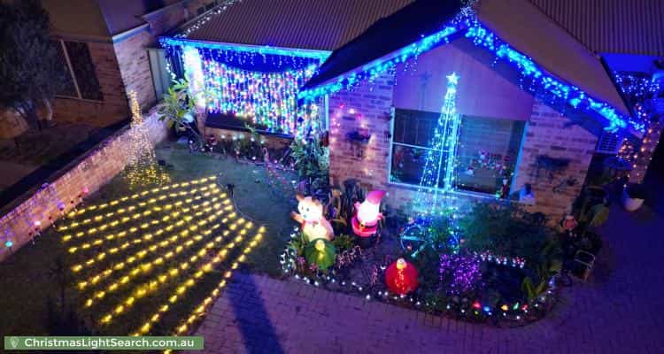 Christmas Light display at 90B Iolanthe Street, Bassendean