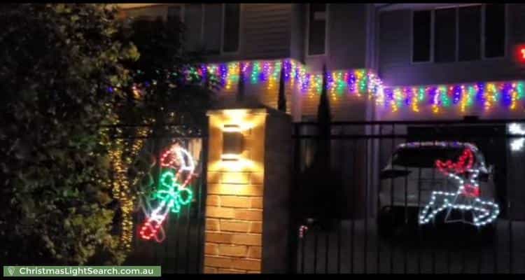 Christmas Light display at 12 Lerwick Court, Bracken Ridge