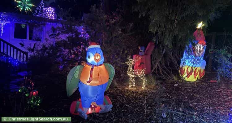 Christmas Light display at 2 Bellbird Road, Mount Eliza