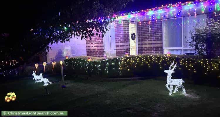 Christmas Light display at 26 Camelia Way, Pakenham