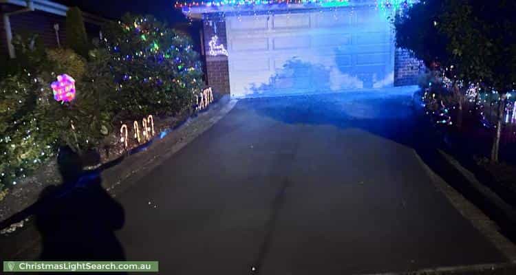 Christmas Light display at 26 Camelia Way, Pakenham