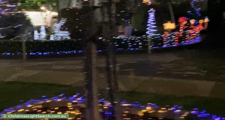 Christmas Light display at 140 Clive Steele Avenue, Monash