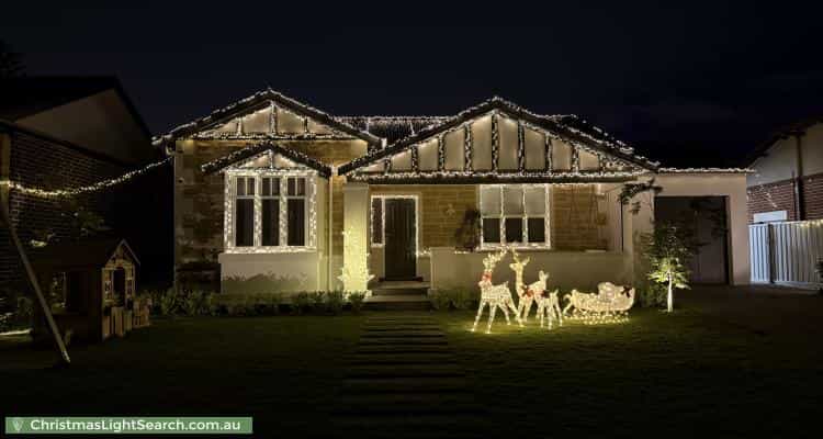Christmas Light display at 112 East Terrace, Henley Beach