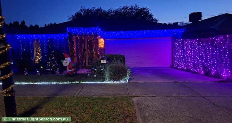 Christmas Light display at 6 Kimberley Grove, Pakenham