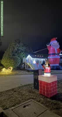 Christmas Light display at 7 Garrick Street, Fadden