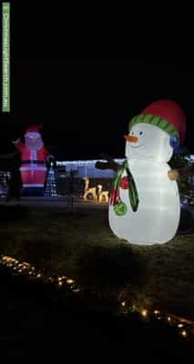 Christmas Light display at 7 Garrick Street, Fadden