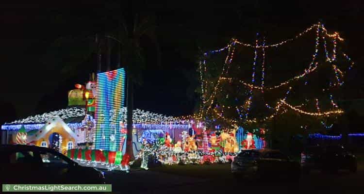 Christmas Light display at 3 Laura Place, Saint Clair
