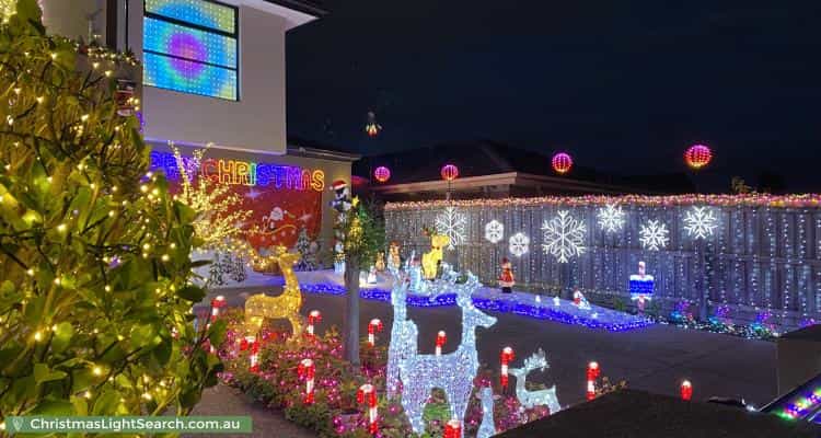 Christmas Light display at 11 Davanzo Avenue, Clarinda