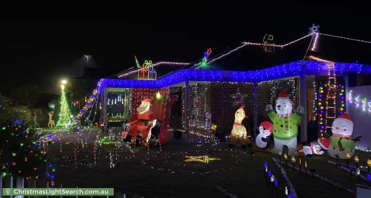 Christmas Light display at 12 Sharman Vista, Ellenbrook