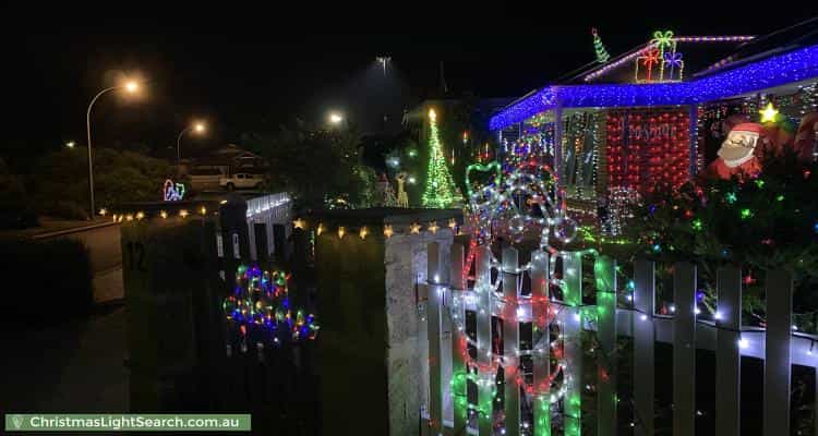 Christmas Light display at 12 Sharman Vista, Ellenbrook