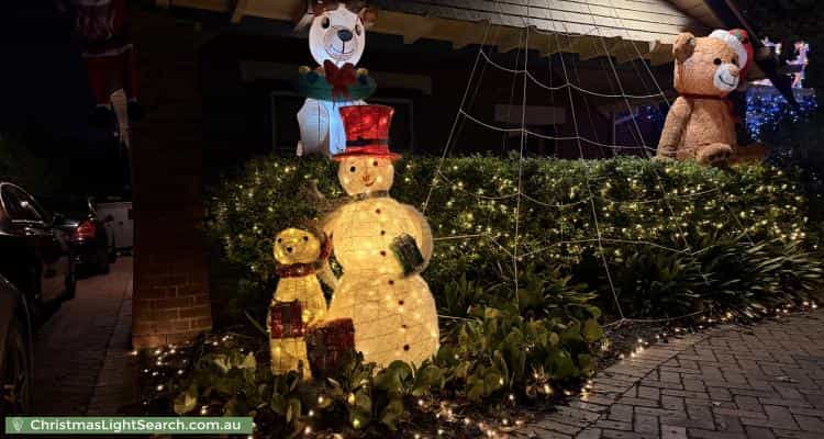 Christmas Light display at 28 Park Street, Moonee Ponds