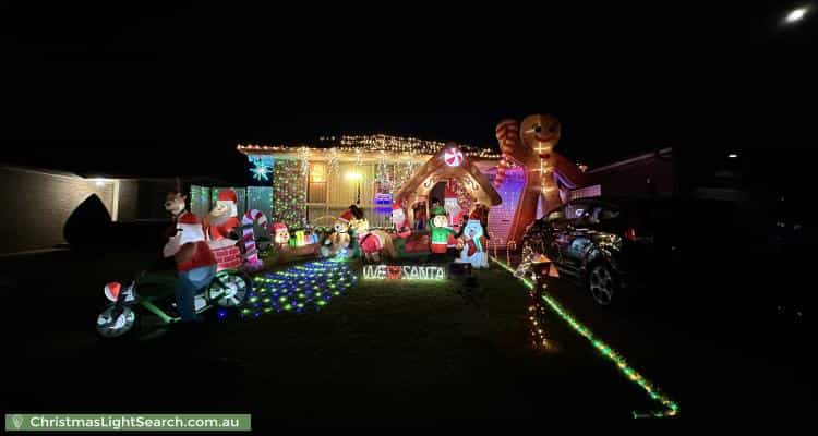 Christmas Light display at 73 Hindmarsh Street, Cranebrook