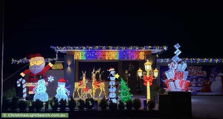 Christmas Light display at 33 Middle Street, Murrumbateman