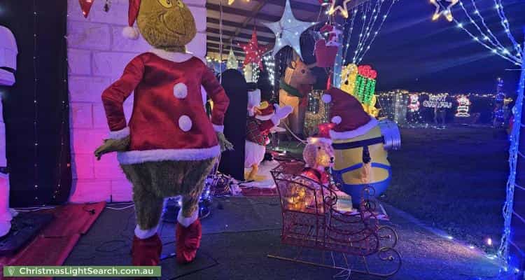 Christmas Light display at 1 Diamond Drive, Cardigan Village