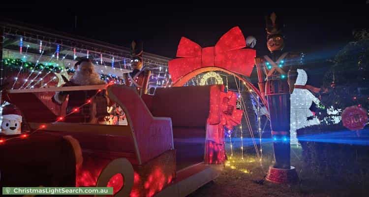 Christmas Light display at 1 Diamond Drive, Cardigan Village