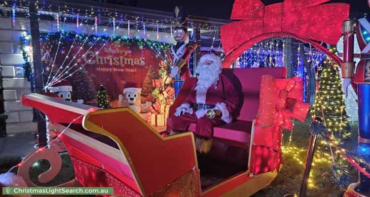 Christmas Light display at 1 Diamond Drive, Cardigan Village