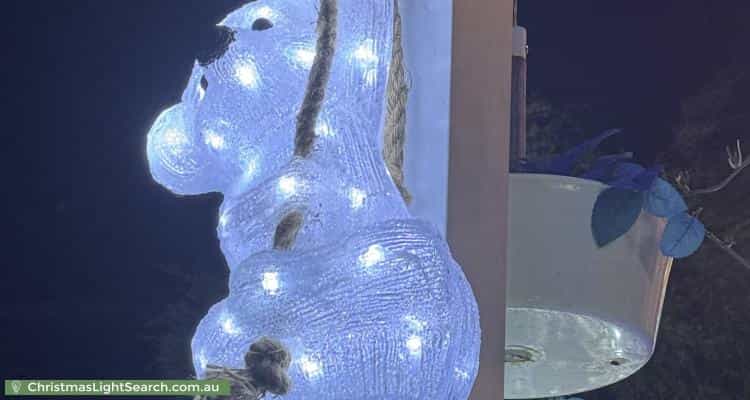 Christmas Light display at 48 Cameron Street, Birchgrove