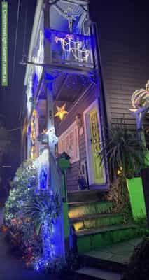 Christmas Light display at 48 Cameron Street, Birchgrove