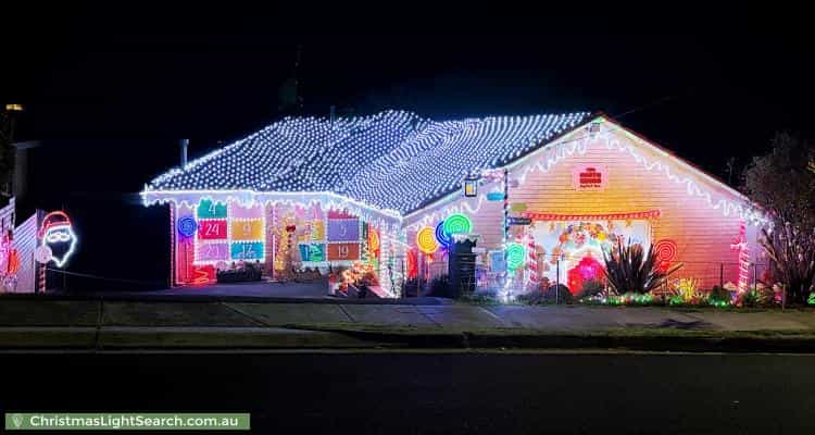 Christmas Light display at 251 Elder Street, Greensborough