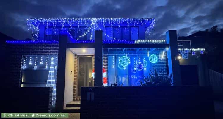 Christmas Light display at 2A Derrick Close, Aspendale Gardens