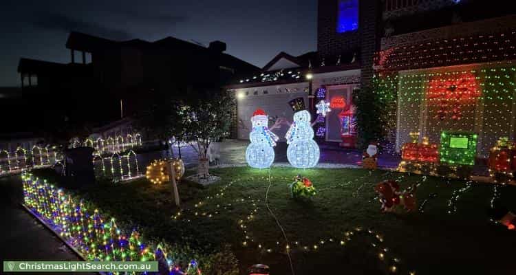 Christmas Light display at 23 Southampton Drive, Point Cook