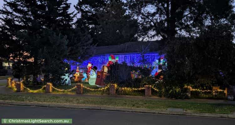 Christmas Light display at 1 Mudford Street, Sunshine West