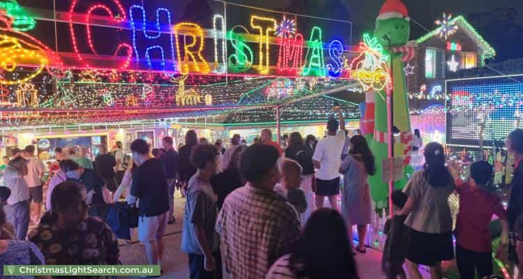 Christmas Light display at 11 Chaplin Crescent, Quakers Hill