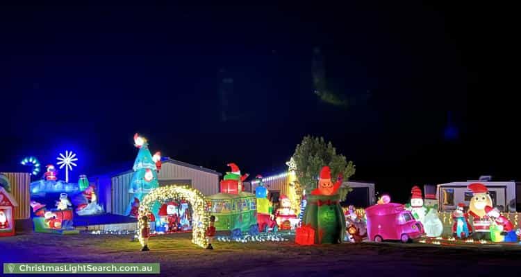 Christmas Light display at 162 Bucky Springs Road, Bombala