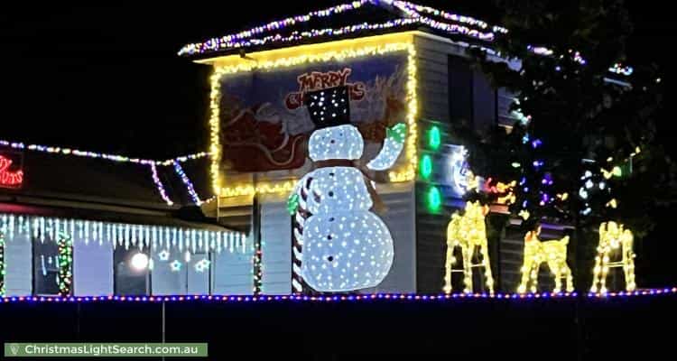 Christmas Light display at 50 Nash Road, Bunyip