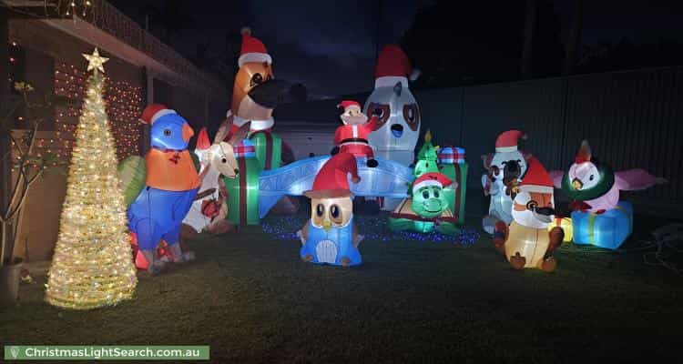 Christmas Light display at 21 Maurice Court, Eagleby