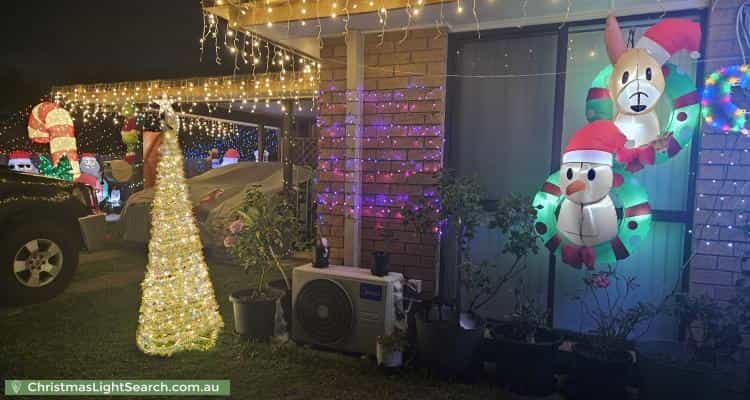 Christmas Light display at 21 Maurice Court, Eagleby