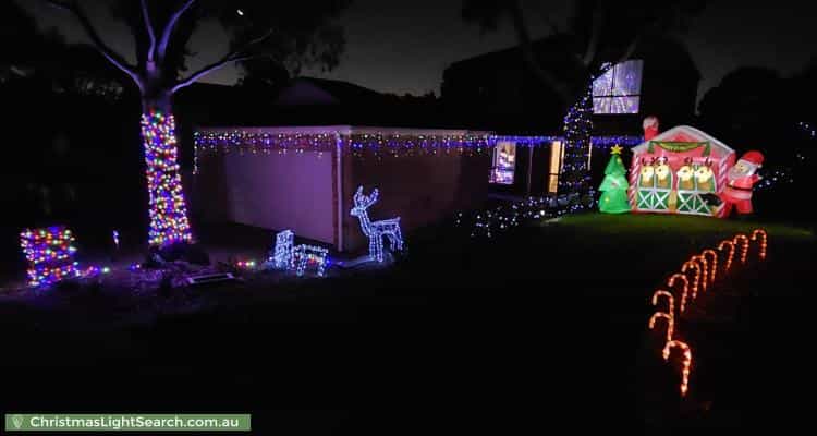 Christmas Light display at 5 The Grange, Yallambie