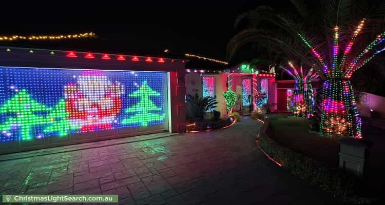 Christmas Light display at 10 Hillrise Close, Narre Warren South