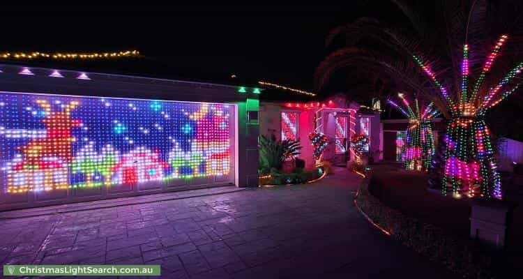 Christmas Light display at 10 Hillrise Close, Narre Warren South