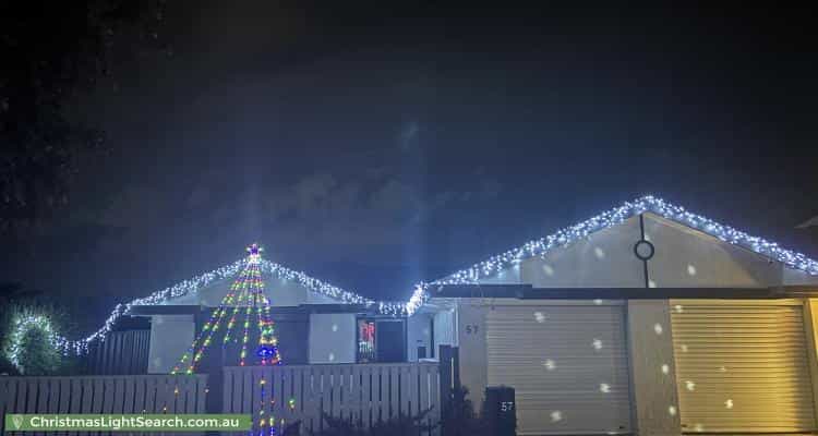 Christmas Light display at 57 Pia Drive, Rowville