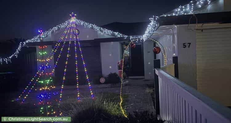 Christmas Light display at 57 Pia Drive, Rowville