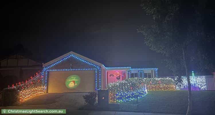 Christmas Light display at 56 Pia Drive, Rowville