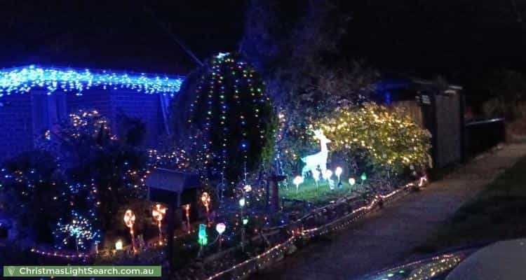 Christmas Light display at 2 Lush Court, Altona Meadows