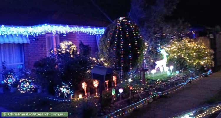 Christmas Light display at 2 Lush Court, Altona Meadows