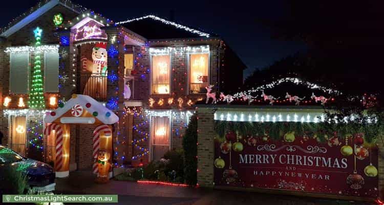 Christmas Light display at 1372 Stud Road, Rowville