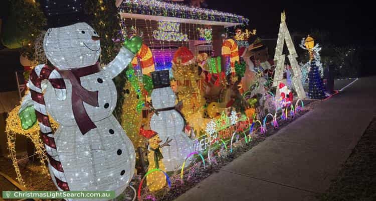 Christmas Light display at 15 Oriel Rd, Donnybrook