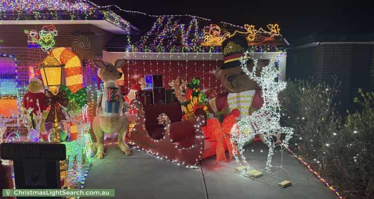 Christmas Light display at 15 Oriel Rd, Donnybrook