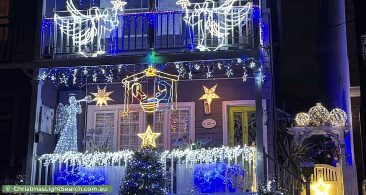 Christmas Light display at 48 Cameron Street, Birchgrove