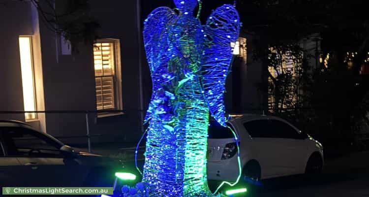 Christmas Light display at 48 Cameron Street, Birchgrove