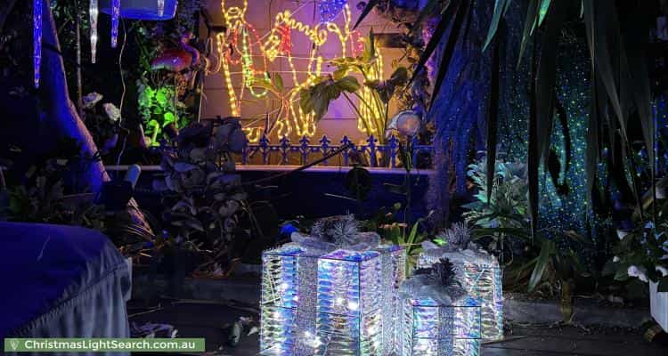 Christmas Light display at 48 Cameron Street, Birchgrove