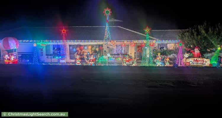 Christmas Light display at 1 Melaleuca Drive, Gawler East