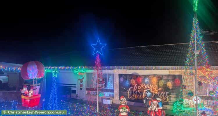 Christmas Light display at 1 Melaleuca Drive, Gawler East